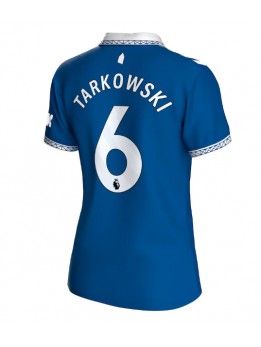 Everton James Tarkowski #6 Heimtrikot für Frauen 2023-24 Kurzarm